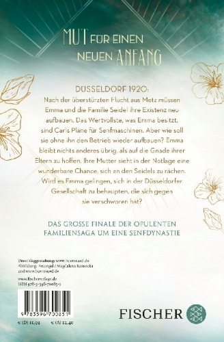 Buchcover und Innenansicht für das Buch: Die Senfblütensaga - Hoffnung im Herzen