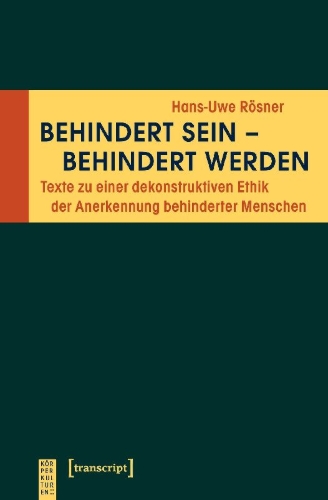 Buchcover und Innenansicht für das Buch: Behindert sein - behindert werden