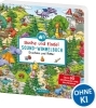 Buchcover und Innenansicht für das Buch: Suche und finde! Sound-Wimmelbuch - Drachen und Ritter