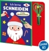 Buchcover und Innenansicht für das Buch: Ich lerne schneiden - Frohe Weihnachten!