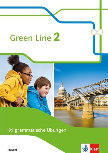 Buchcover und Innenansicht für das Buch: Green Line 2. 99 grammatische Übungen mit Lösungen 6. Klasse