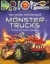 Buchcover und Innenansicht für das Buch: Der große Stickerspaß: Monstertrucks