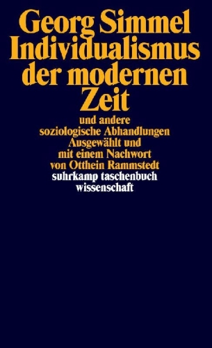 Buchcover und Innenansicht für das Buch: Individualismus der modernen Zeit