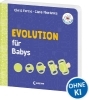 Buchcover und Innenansicht für das Buch: Baby University: Evolution for Babies (OT)