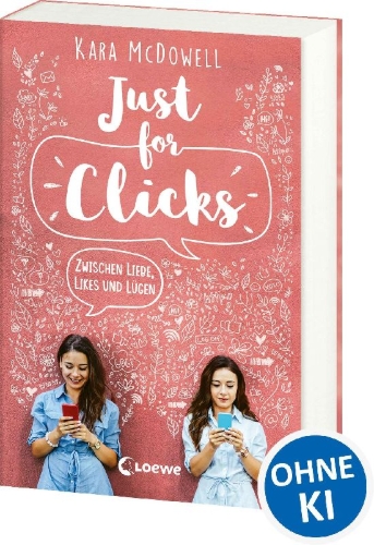 Buchcover und Innenansicht für das Buch: Just for Clicks