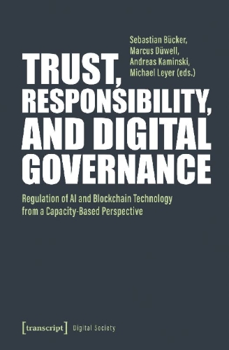 Buchcover und Innenansicht für das Buch: Trust, Responsibility, and Digital Governance