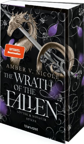 Buchcover und Innenansicht für das Buch: The Wrath of the Fallen (Gods & Monsters 04)