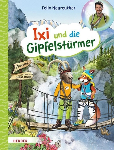Buchcover und Innenansicht für das Buch: Ixi und die Gipfelstürmer
