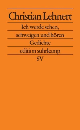 Buchcover und Innenansicht für das Buch: Ich werde sehen, schweigen und hören