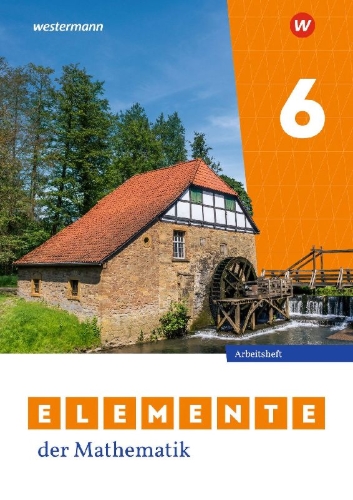 Buchcover und Innenansicht für das Buch: Elemente der Mathematik SI - Arbeitsheft 6 mit Lösungen. Für Nordrhein-Westfalen