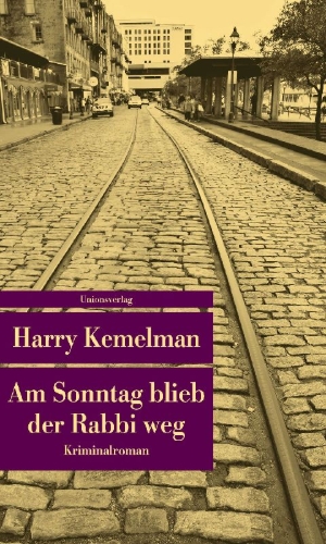 Buchcover und Innenansicht für das Buch: Sunday the Rabbi stayed home