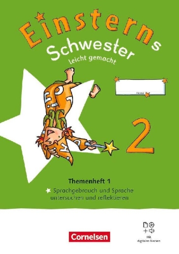 Buchcover und Innenansicht für das Buch: Einsterns Schwester 2. Schuljahr. Leicht gemacht - Themenheft 1: Sprache untersuchen - Verbrauchsmaterial