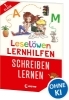 Buchcover und Innenansicht für das Buch: Leselöwen Lernhilfen - Schreiben lernen - 1. Klasse