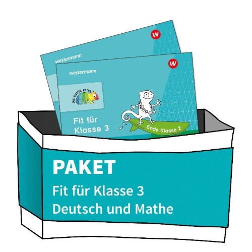 Buchcover und Innenansicht für das Buch: DIE BUNTE REIHE - Deutsch/Mathematik. Paket Fit für Klasse 3
