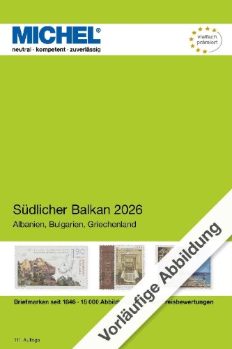 Buchcover und Innenansicht für das Buch: Südlicher Balkan 2026
