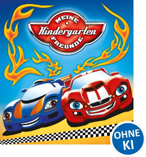 Buchcover und Innenansicht für das Buch: Meine Kindergarten-Freunde (Autos)