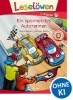 Buchcover und Innenansicht für das Buch: Leselöwen 1. Klasse - Ein spannendes Autorennen