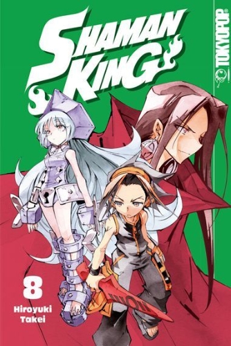 Buchcover und Innenansicht für das Buch: Shaman King 08