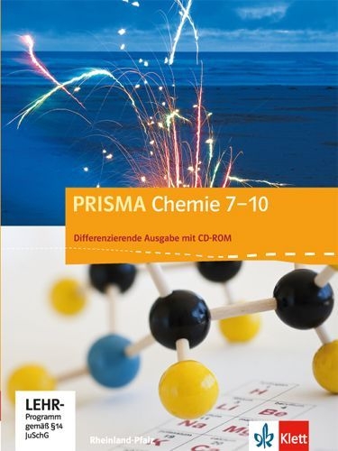 Buchcover und Innenansicht für das Buch: Prisma Chemie 7.-10. Schuljahr - Ausgabe für Rheinland-Pfalz - Differenzierende Ausgabe. Schülerbuch mit Schüler-CD-ROM