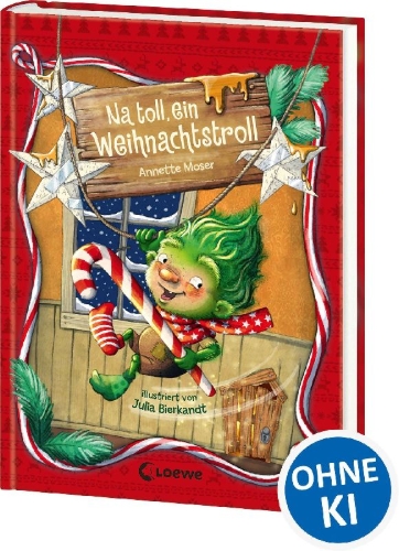 Buchcover und Innenansicht für das Buch: Na toll, ein Weihnachtstroll (Weihnachtstroll, Band 1)