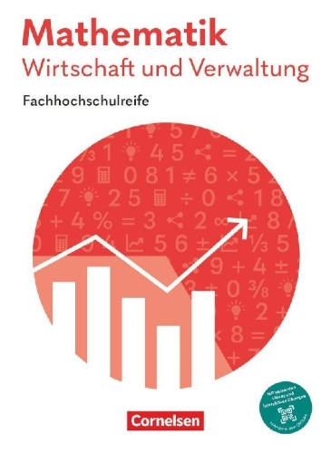 Buchcover und Innenansicht für das Buch: Mathematik - Fachhochschulreife - Wirtschaft - 2026