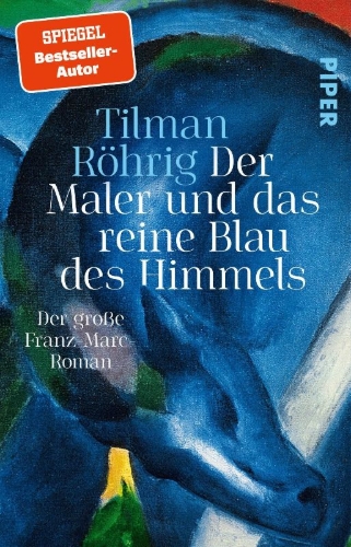Buchcover und Innenansicht für das Buch: Der Maler und das reine Blau des Himmels