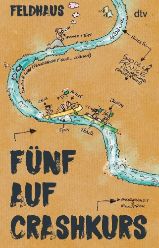Buchcover und Innenansicht für das Buch: Fünf auf Crashkurs