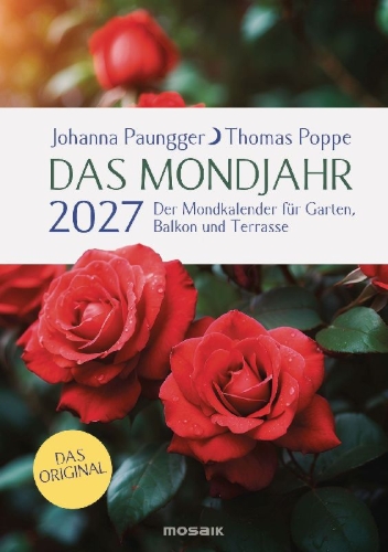 Buchcover und Innenansicht für das Buch: Das Mondjahr 2027 - Garten-Spiralkalender