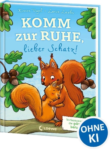 Buchcover und Innenansicht für das Buch: Komm zur Ruhe, lieber Schatz!