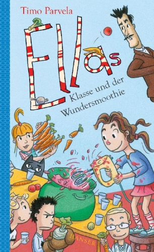 Buchcover und Innenansicht für das Buch: Ella ja kaverit liemessä