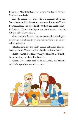 Buchcover und Innenansicht für das Buch: Die Baumhaus-Bande