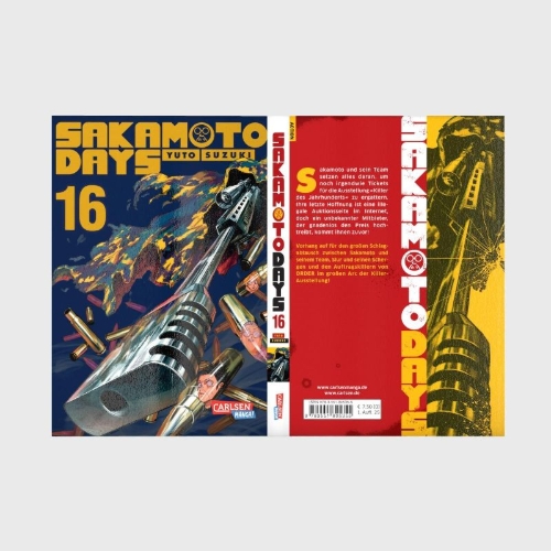 Buchcover und Innenansicht für das Buch: Sakamoto Days