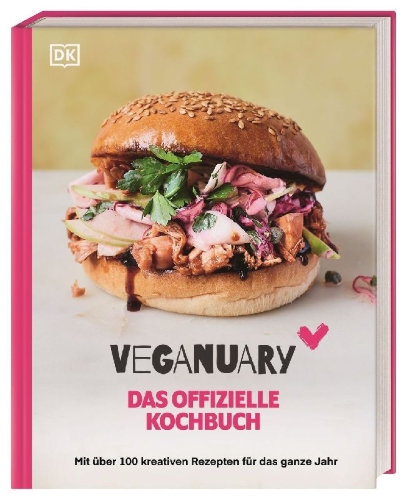 Buchcover und Innenansicht für das Buch: Veganuary