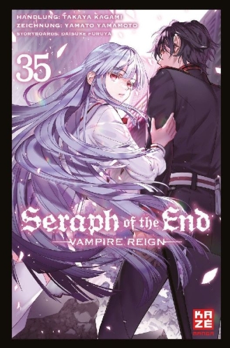 Buchcover und Innenansicht für das Buch: Seraph of the End - Band 35