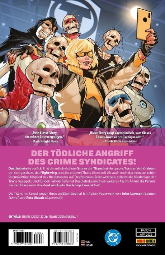 Buchcover und Innenansicht für das Buch: Titans #22-#27, Titans 2025 Annual #1