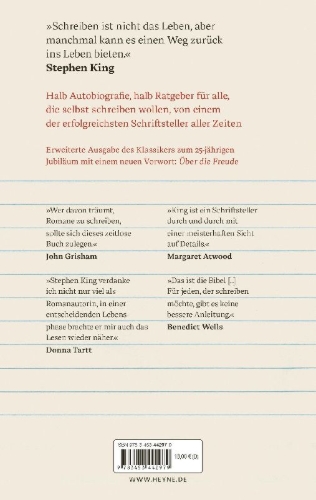 Buchcover und Innenansicht für das Buch: On Writing