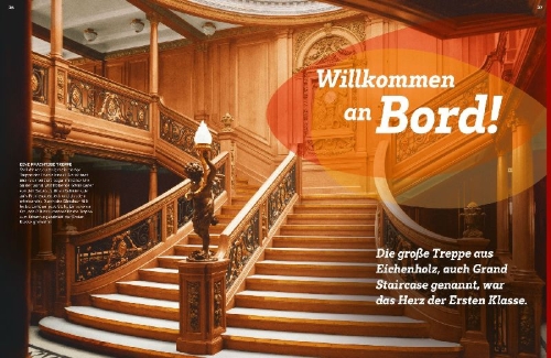 Buchcover und Innenansicht für das Buch: WAS IST WAS Titanic. Auf den Spuren einer Legende