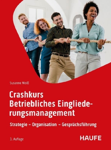 Buchcover und Innenansicht für das Buch: Crashkurs Betriebliches Eingliederungsmanagement