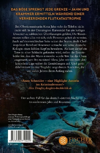 Buchcover und Innenansicht für das Buch: Grenzfall - Ihr Grab in den Fluten
