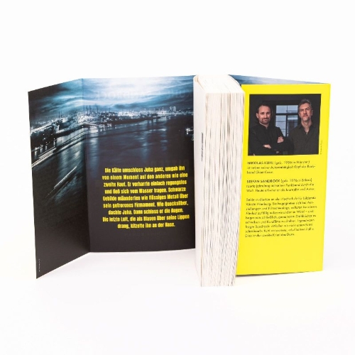 Buchcover und Innenansicht für das Buch: Bittere Nacht