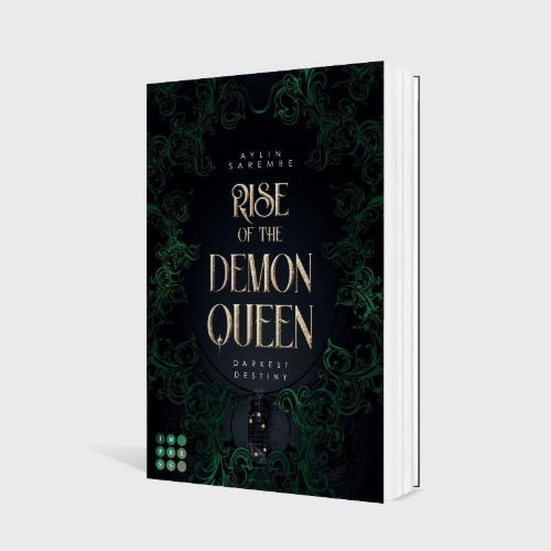 Buchcover und Innenansicht für das Buch: Rise of the Demon Queen (Darkest Destiny 2)