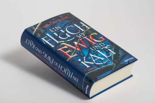 Buchcover und Innenansicht für das Buch: A curse so dark and lonely