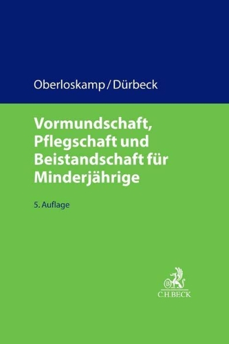 Buchcover und Innenansicht für das Buch: Vormundschaft, Pflegschaft und Beistandschaft für Minderjährige