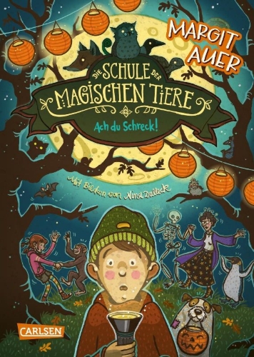 Buchcover und Innenansicht für das Buch: Die Schule der magischen Tiere 14: Ach du Schreck!