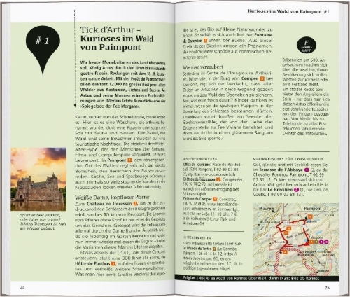 Buchcover und Innenansicht für das Buch: DUMONT direkt Reiseführer Bretagne