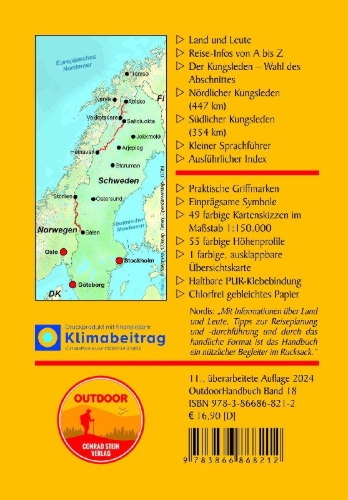 Buchcover und Innenansicht für das Buch: Schweden: Kungsleden