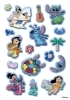 Buchcover und Innenansicht für das Buch: Disney Stitch: Malspaß mit 3D-Stickern
