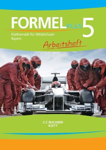 Buchcover und Innenansicht für das Buch: Formel plus 5. Arbeitsheft. Bayern