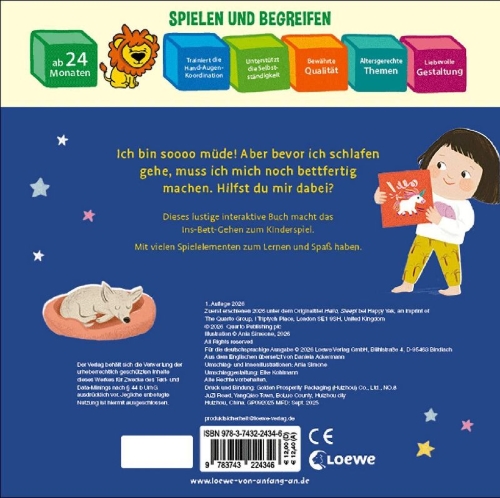 Buchcover und Innenansicht für das Buch: Hello Sleep (OT)