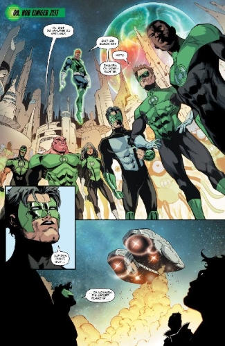 Buchcover und Innenansicht für das Buch: Green Lantern